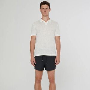 Onia Men's Shaun Linen Polo